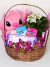 Cesta IX Stitch / Angel - Encanto Cestas e Presentes!