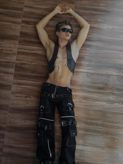 Colete com correntes - Harness e Acessórios