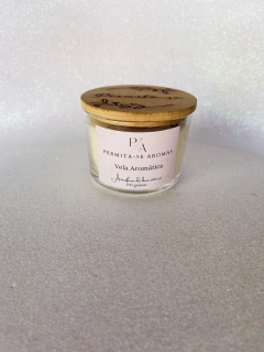 100 gramas Vela Aromatica com tampa em MDF - pronta entrega na internet
