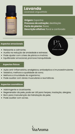 Óleo essencial de Lavanda Via Aroma 10 mls - comprar online