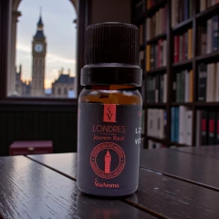 Essencia Concentrada Londres Jasmim Real Linha Mundo Via Aroma - 10ml