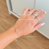 Pulseira Poás Ródio Branco