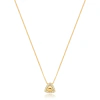 Colar Veneziana Com Pingente Triangular