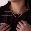 Choker Riviera E Malha Laminada - comprar online