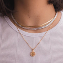 Choker Malha Laminada - comprar online