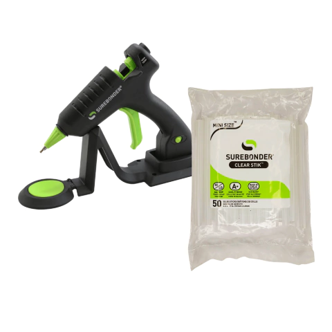 KIT PISTOLA CL-195FBRA 15W + 200G BASTÕES DE COLA QUENTE SUREBONDER