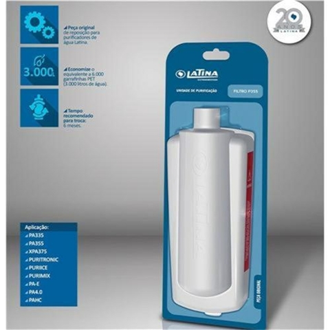 FILTRO REFIL VELA LATINA - 3 ESTÁGIOS -PA335 PA355