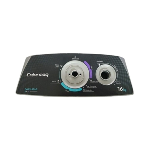 CJ PAINEL CONTROLE LAVADORA COLORMAQ LCS 16KG PRATA