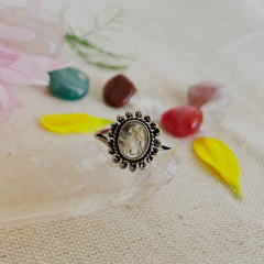 Anillo alpaca hindú con baño de plata en internet