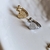 Conjunto Love Ear Cuffs 2 Peças - Del Moon