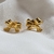 Brincos Little Ribbon Gold [PRATA 925] na internet