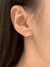 Brincos Ribbon Stud (Prata 925)
