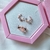 Conjunto Brincos Juyeon & Anel Rose Heart + Caixa de Presente