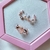 Conjunto Brincos Juyeon & Anel Rose Heart + Caixa de Presente - comprar online