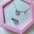 Conjunto Colar Yejin & Anel Blue Heart + Caixa de Presente - comprar online