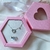 Conjunto Colar Yejin & Anel Blue Heart + Caixa de Presente - loja online