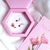 Imagen de Brincos Yuna Ruby + Anel Ruby Heart + Caixa de Presente