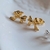 Brincos Little Ribbon Gold [PRATA 925] na internet