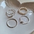 Conjunto de Anéis Love Rings 4 Peças - loja online