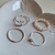 Conjunto de Anéis Love Rings 4 Peças - comprar online