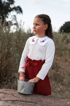 Pollera ISAURA tusor - Pequeños Mimitos gualeguay