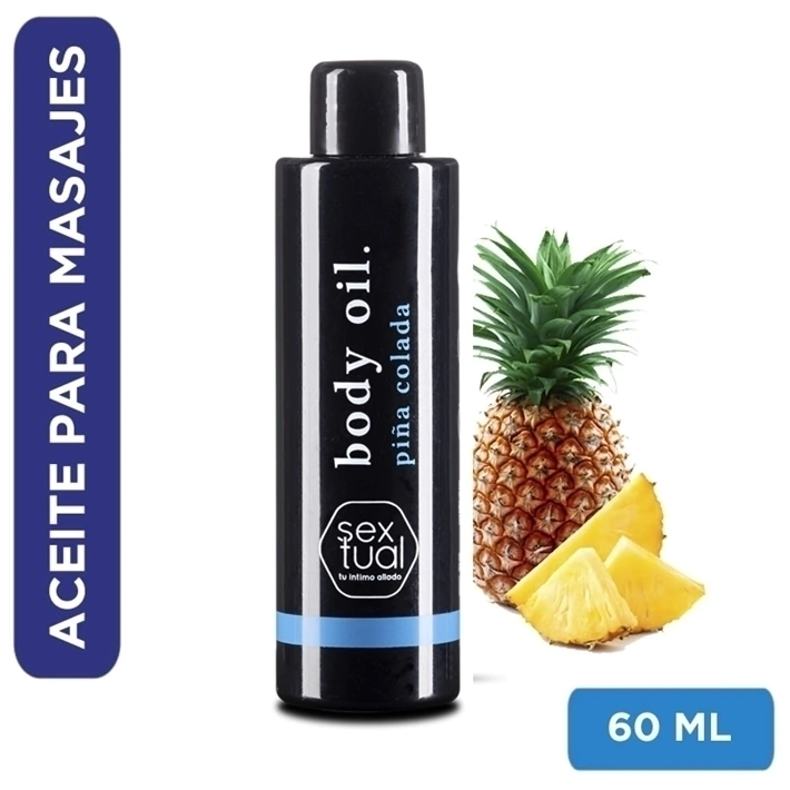 Aceite PARA masajes DE PIÑA COLADA "SEX TUAL"