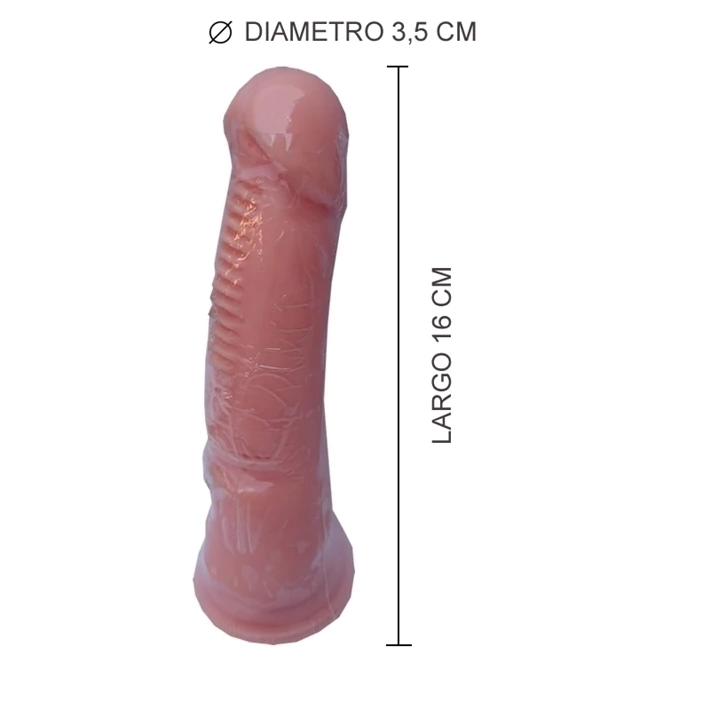 Dildo con textura estimulante