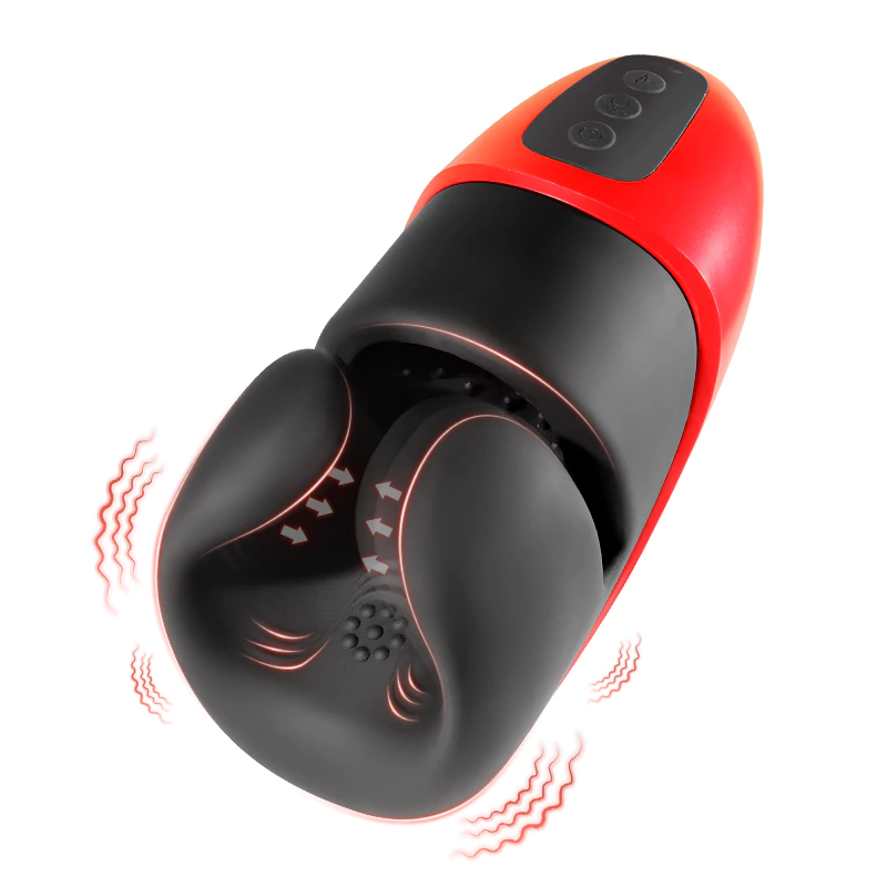 Masturbador con presion y Vibracion Extrema