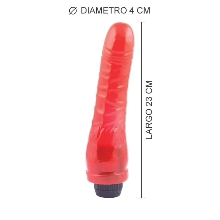 vibrador banana generico rojo
