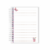 Caderno Organização semanal - tamanho 18x26cm - loja online