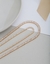 Chocker riviera baguete cristal dourado