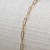 Chocker elos redondos dourado - comprar online