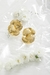Brinco duplo flor dourado - comprar online