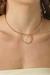 Chocker aro nó redondo dourado - comprar online