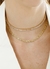 Colar texturizado dourado - USE BRUM