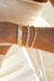 Pulseira malha dourado