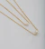 Colar duplo pérola dourado - comprar online