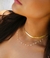 Chocker fita M dourado - comprar online