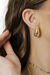 Brinco gota riscado dourado - comprar online