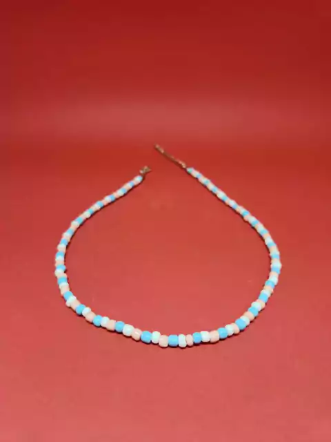 Colar de Miçangas Bandeira Trans