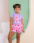 Conjunto Feminino de Tactel Melancia