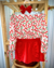 Conjunto Infantil Menina Manga Longa Cerejinhas