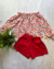 Conjunto Infantil Menina Manga Longa Cerejinhas - comprar online
