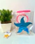 Mini Bolsa de Praia Infantil Aplique de Estrela