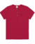 Camisa Infantil Menino Com Gola Padre E Bordado Frontal Vermelho Natty