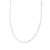 Colar longo folheado a Ouro Branco - comprar online