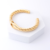 Bracelete Mari torcido banho ouro - comprar online