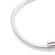 Colar Snake Ródio Branco - Loolix Acessórios