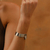 Bracelete Aro Torcido Ródio - Loolix Acessórios