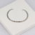 Bracelete Trançada Renata Ródio Branco